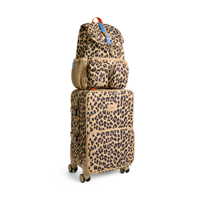 Logan Carry-On Suitcase Leopard