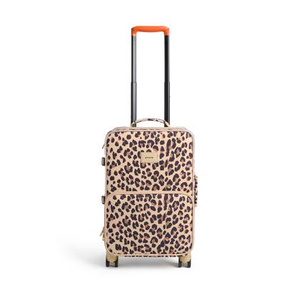 Logan Carry-On Suitcase Leopard