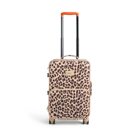 Logan Carry-On Suitcase Leopard