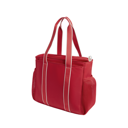 Riley Tennis Tote Red