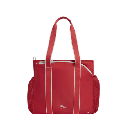 Riley Tennis Tote Red