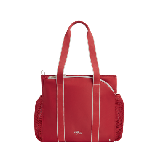 Riley Tennis Tote Red