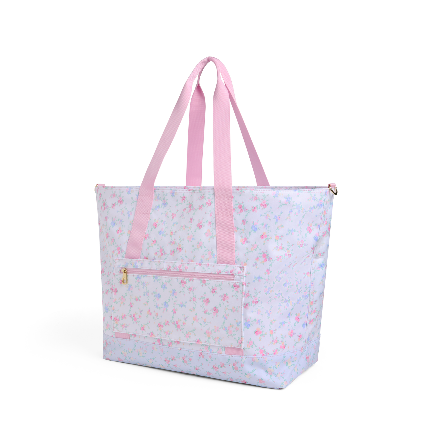 STATE x LoveShackFancy Graham XL Tote Confetti Bloom / Wildflower Blue