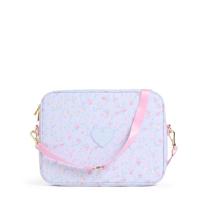 STATE x LoveShackFancy Allen Laptop Case Wildflower Blue