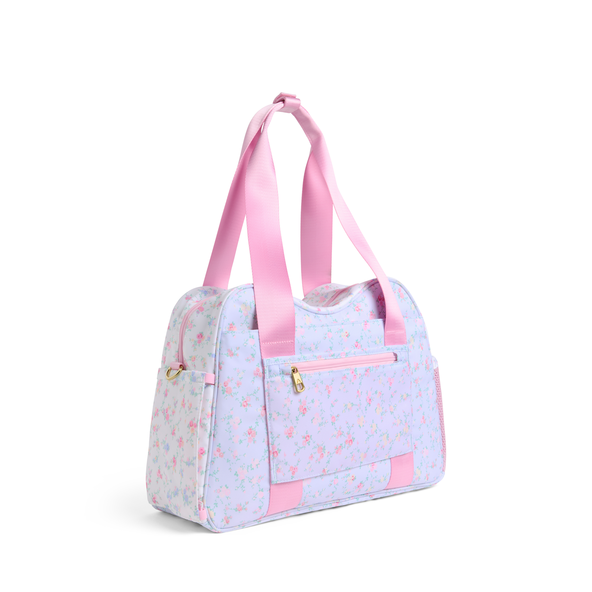 STATE x LoveShackFancy Bella Diaper Tote Confetti Bloom / Wildflower Blue