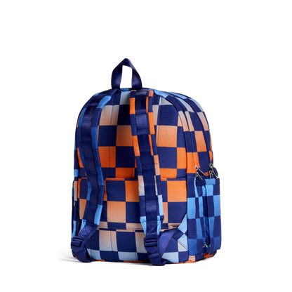 Kane Double Pocket Backpack Gradient Checkerboard