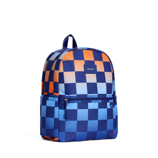 Kane Double Pocket Backpack Gradient Checkerboard