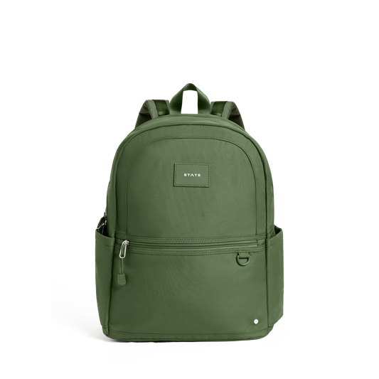 Kane Double Pocket Backpack Olive