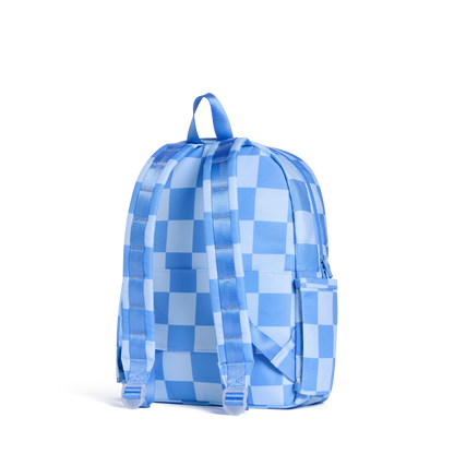 Kane Backpack Charms Blue Checkerboard