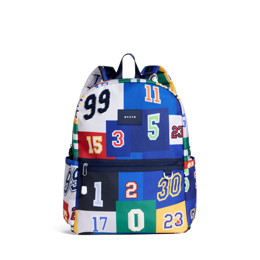 Kane Double Pocket Backpack Varsity Numbers