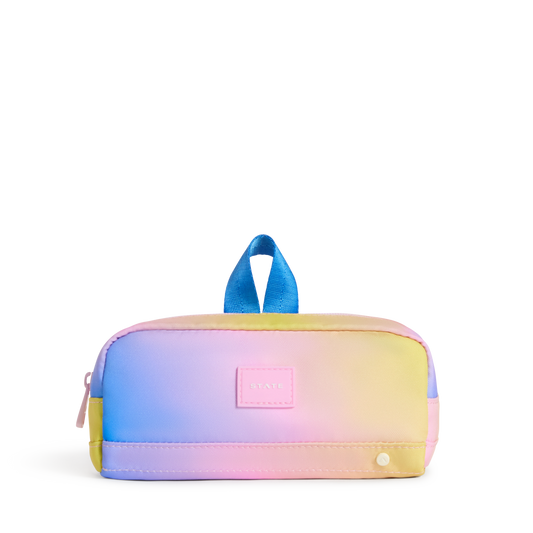 Clinton Pencil Case Blue/Pink/Yellow Gradient