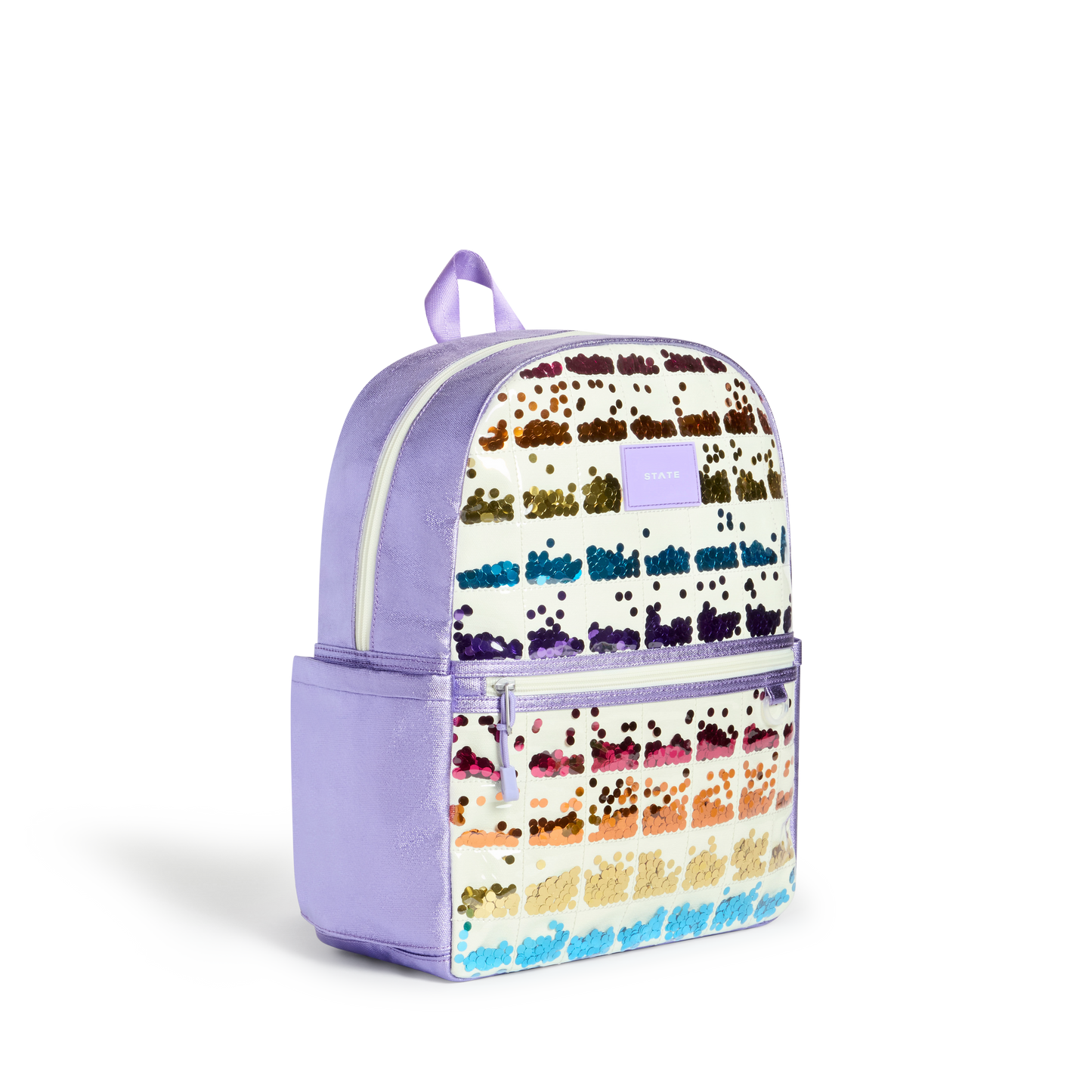 Kane Backpack Lilac Quilted Sequins