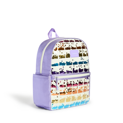 Kane Backpack Lilac Quilted Sequins