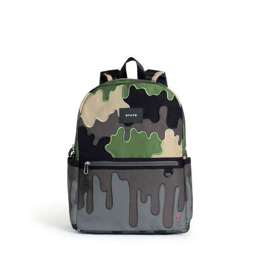 Kane Double Pocket Backpack Camo Drip