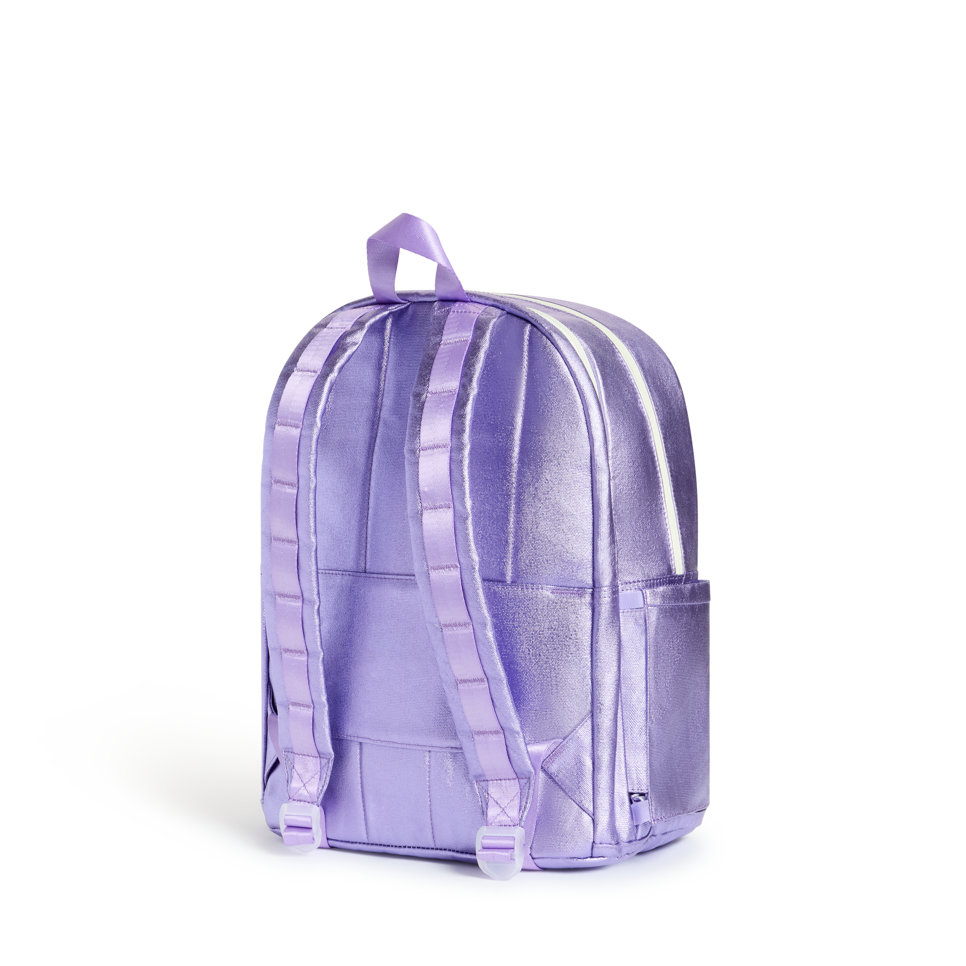 Kane Double Pocket Backpack Lilac Quilted Sequins
