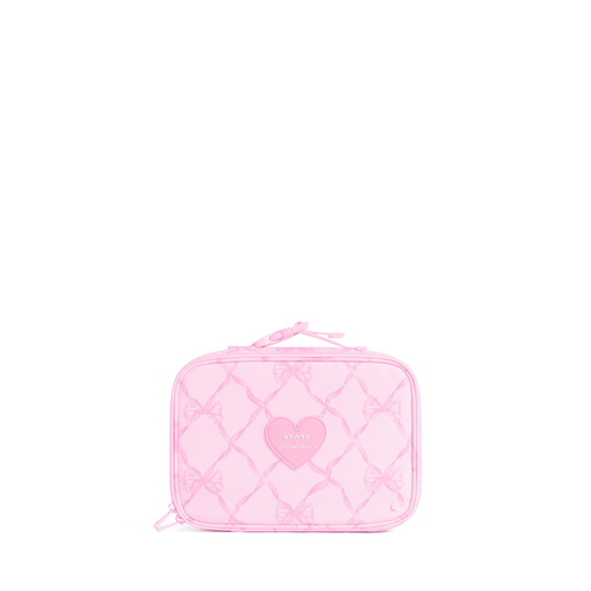 STATE x LoveShackFancy Rodgers Lunch Box Pink Peppermint