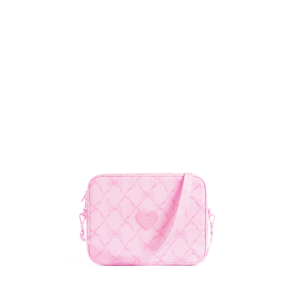 STATE x LoveShackFancy Allen Laptop Case Pink Peppermint