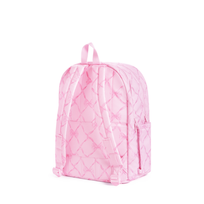 STATE x LoveShackFancy Kane Double Pocket Backpack Pink Peppermint