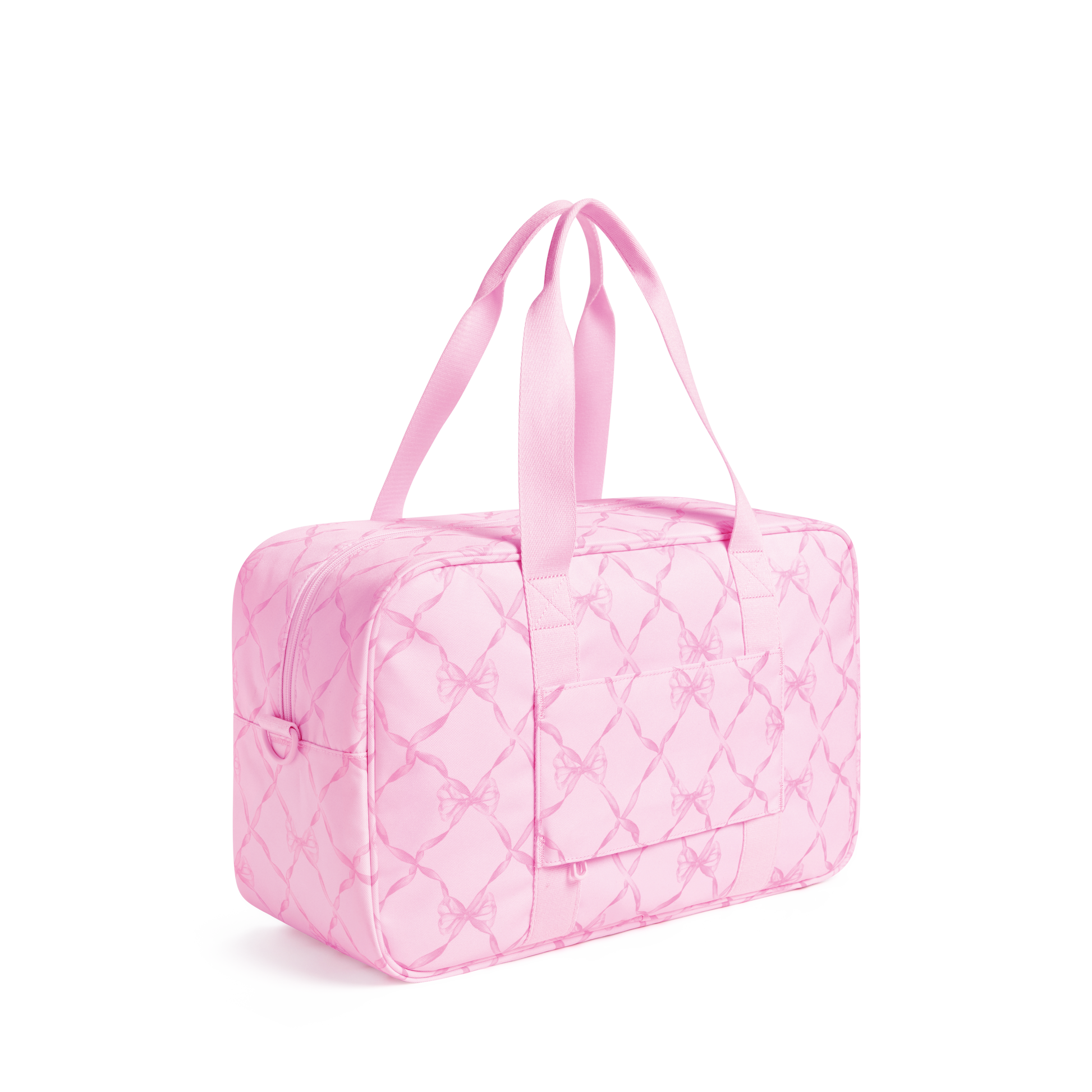 STATE x LoveShackFancy Rockaway Duffle Pink Peppermint