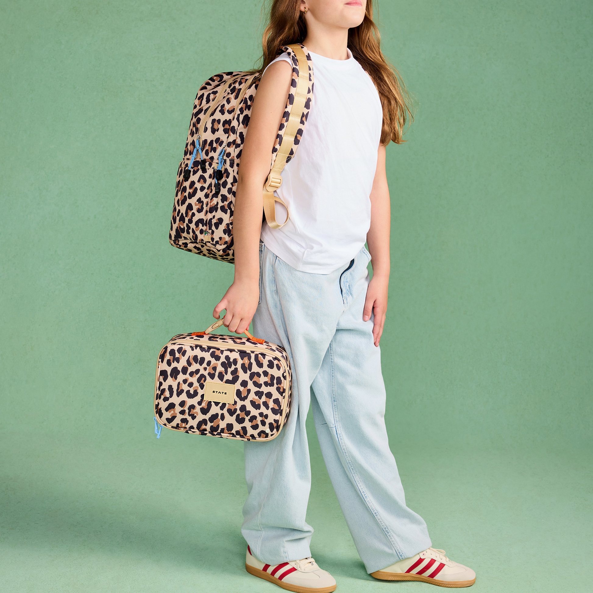 Kane Double Pocket Backpack Leopard