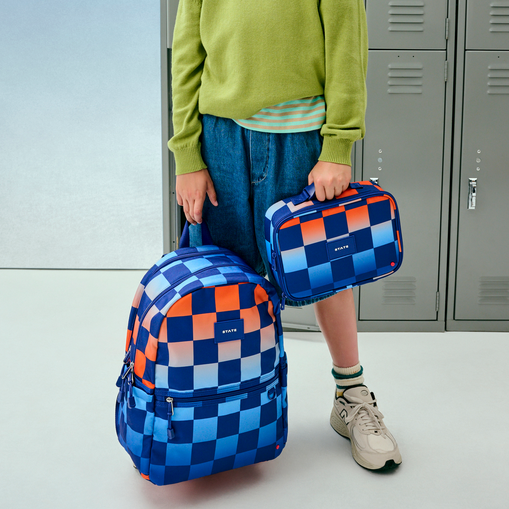 Rodgers Lunch Box Gradient Checkerboard
