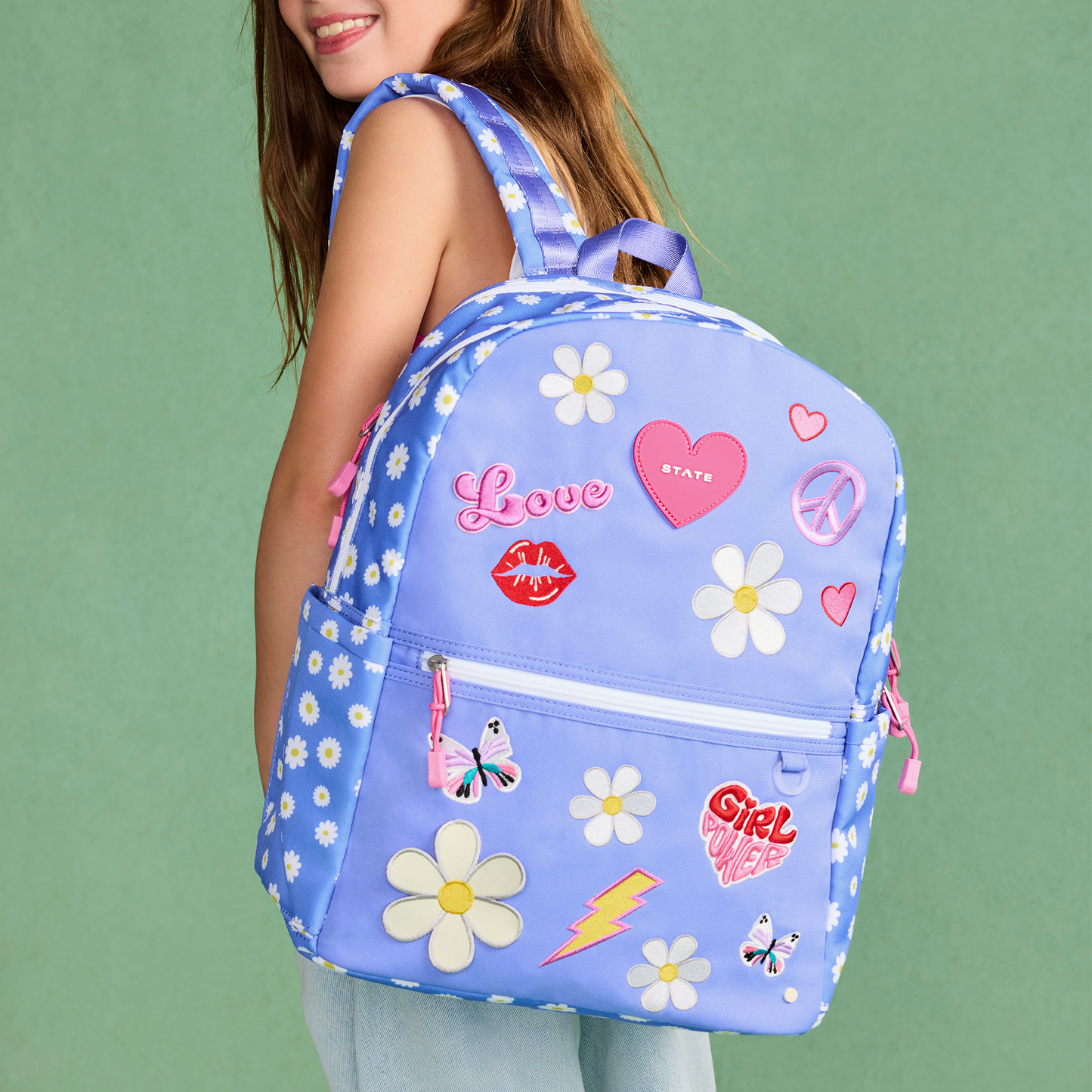 Kane Double Pocket Backpack Girl Power