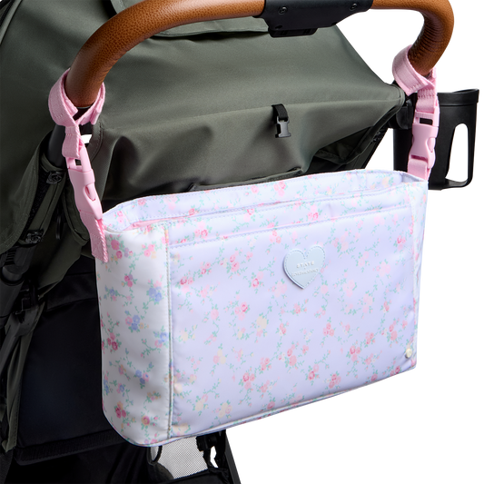 STATE x LoveShackFancy Stroller Organizer Confetti Bloom / Wildflower Blue
