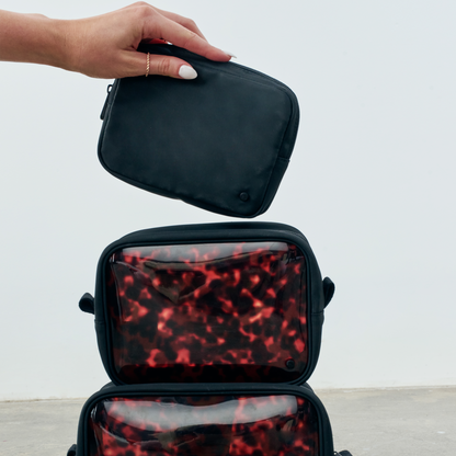 Travel Pouch Set of Three Tortoise