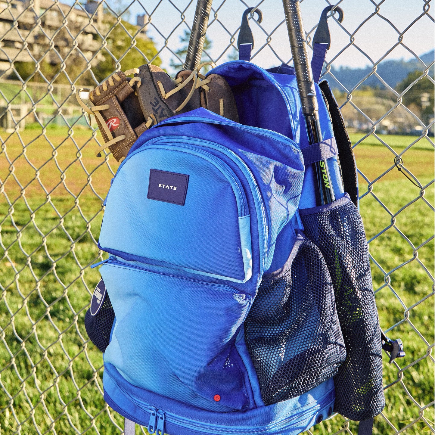 Shea Baseball Backpack Blue Gradient
