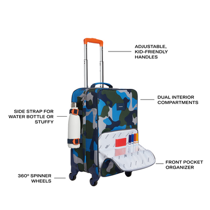 Logan Carry-On Suitcase Camo