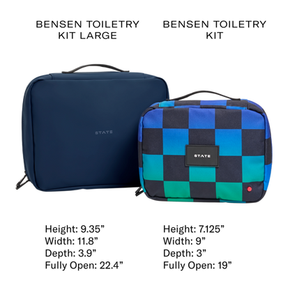 Bensen Toiletry Kit Black/Floral