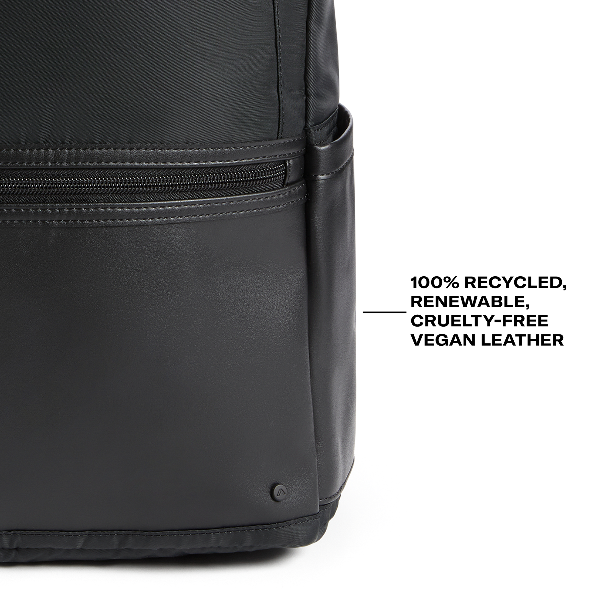 Evans Double Pocket Backpack Black