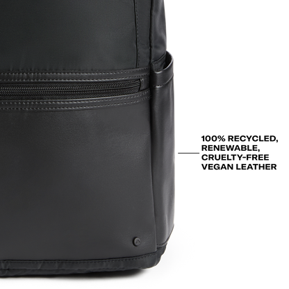 Evans Double Pocket Backpack Black
