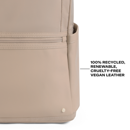 Evans Double Pocket Backpack Sand