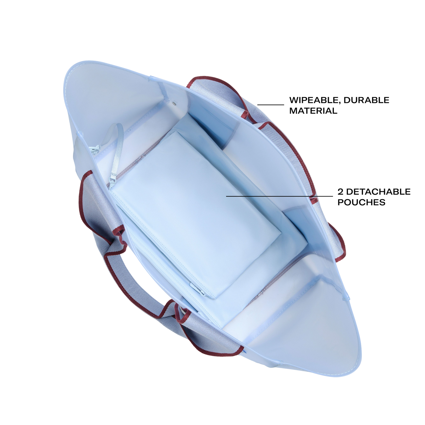 Wellington Cabana Tote Light Blue